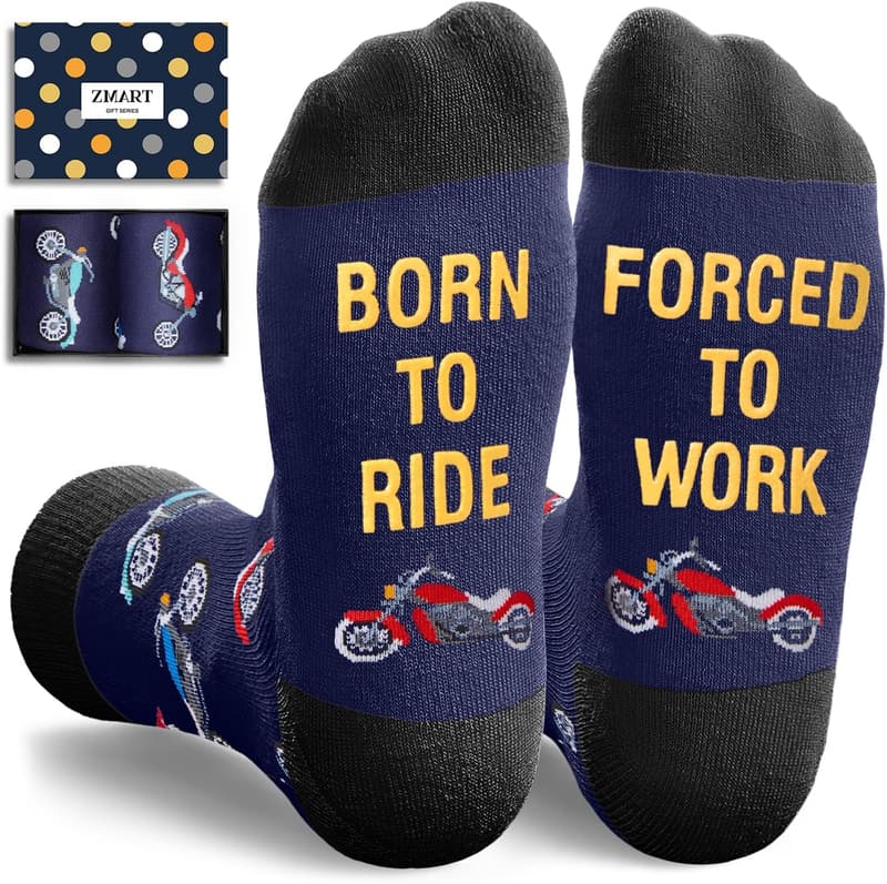 Rock and Roll Socks for Teens and Motorcycle Lovers