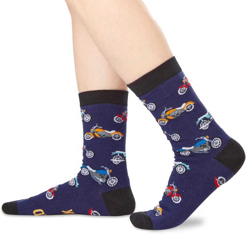Rock and Roll Socks for Teens and Motorcycle Lovers