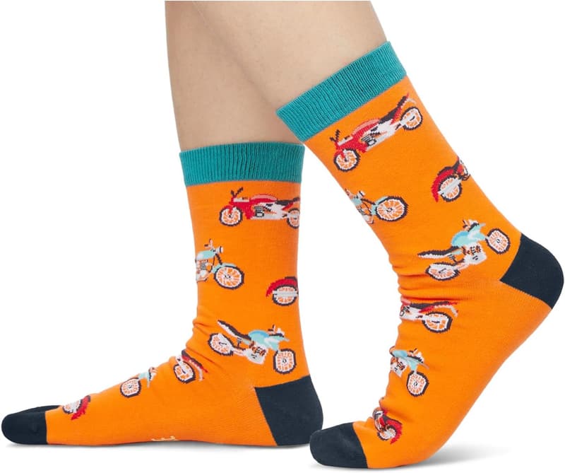 Trucking Gifts for Men – Novelty Race Car & Airplane Socks