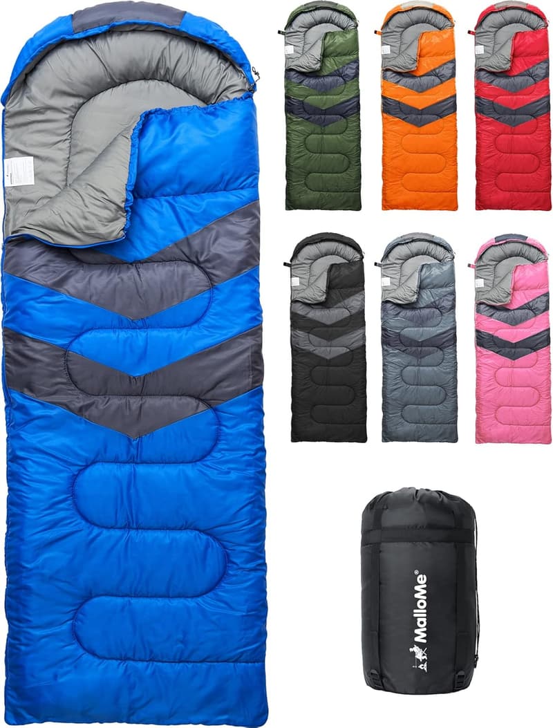 Lightweight Cold Weather Sleeping Bags for Adults & Kids