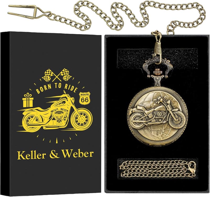 Vintage Quartz Pocket Watch for Men & Women - Anniversary Gift