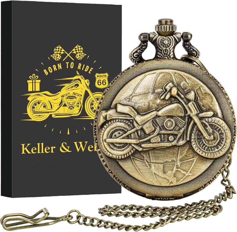 Vintage Quartz Pocket Watch for Men & Women - Anniversary Gift