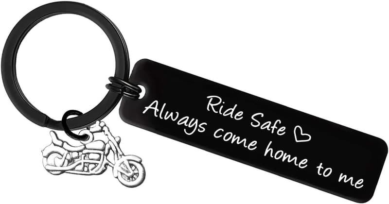 Ride Safe Keychain for Bikers - Father's Day Gift