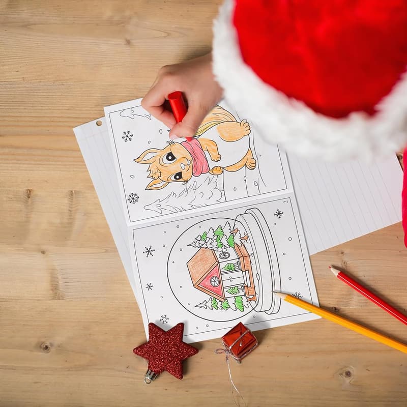 Christmas Winter Coloring Books - 72PCS Goodie Bag Favors for Kids