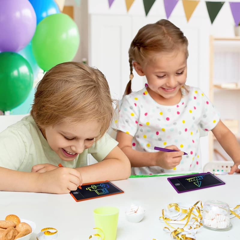 Kids' Mini LCD Writing Tablet - 12 Pack, 4.5 Inch Drawing Board