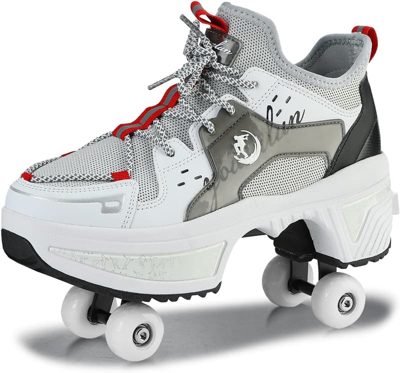 Outdoor Roller Skates for Kids | Light-Up Sneakers with Wheels