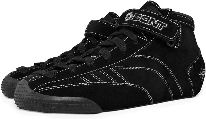 Prostar Black Suede Roller Skates with LED Wheels - Youth & Adult