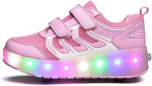 Kids' USB Charging LED Light Up Roller Sneakers