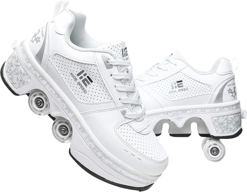 Retractable 2-in-1 Roller Skates for Kids, Outdoor Sports