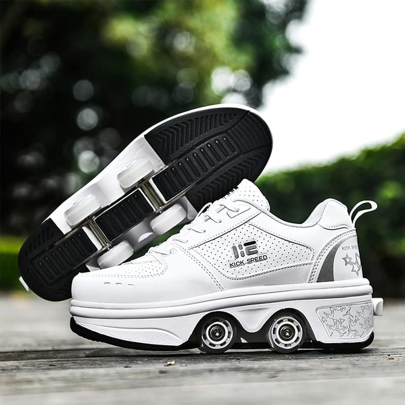 Retractable 2-in-1 Roller Skates for Kids, Outdoor Sports