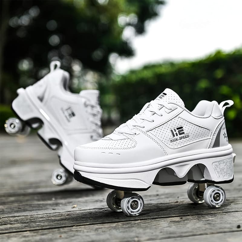 Retractable 2-in-1 Roller Skates for Kids, Outdoor Sports