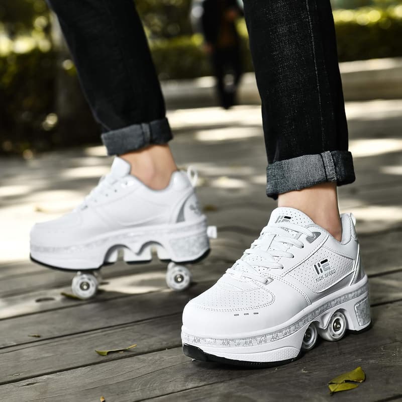 Detachable 2-in-1 Roller Skate Shoes for Kids