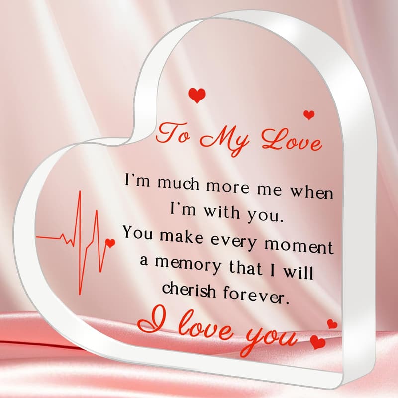 Engraved Acrylic Plaque - Perfect Anniversary Gift for Couples