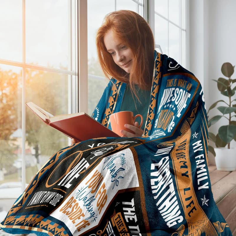 Husband's Birthday Gift Blanket - 60