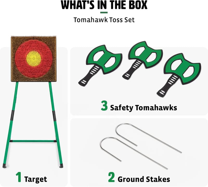 Axe Throwing Game Set for Indoor and Outdoor Fun
