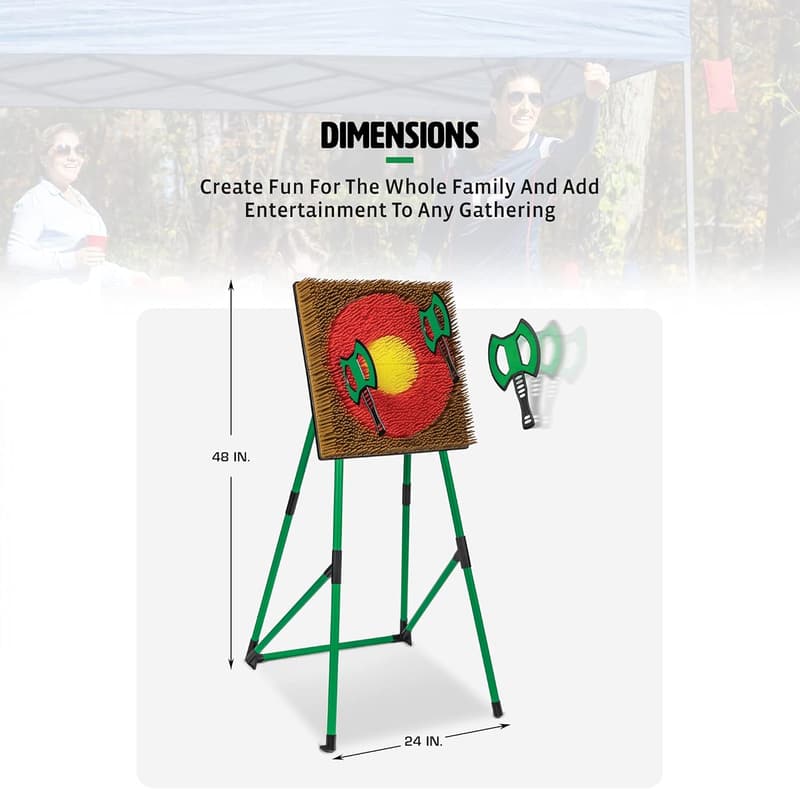 Axe Throwing Game Set for Indoor and Outdoor Fun