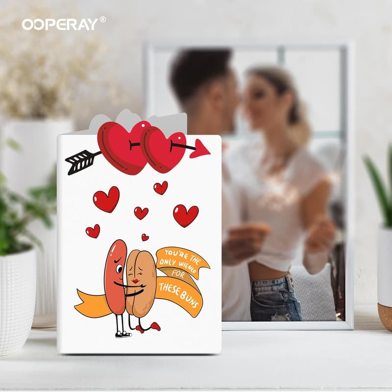 Valentine's Day Funny Card for Him - Gift for Husband or Boyfriend