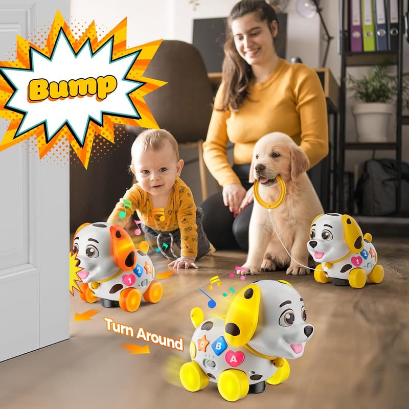 Musical Puppy Toy for 1st Birthday - Bilingual Learning Developmental Fun
