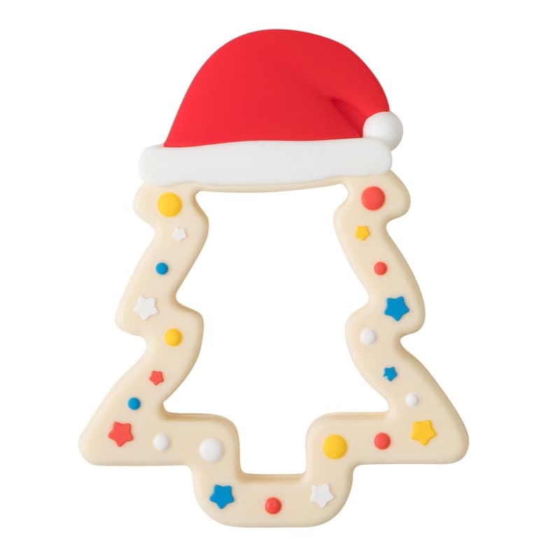 Christmas Teether Toy for Babies - Gift-Ready Stocking Stuffer