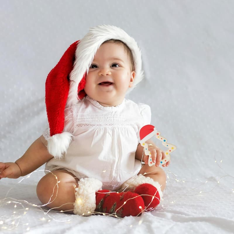 Christmas Teether Toy for Babies - Gift-Ready Stocking Stuffer