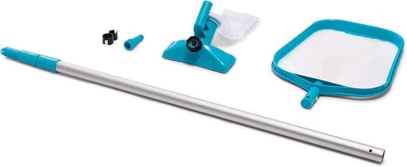 Intex 28002E Swimming Pool Maintenance Kit with Vacuum & Skimmer