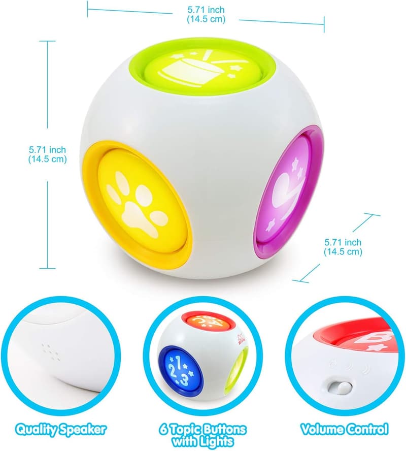 Musical Learning Cube - Educational Activity Center for Infants