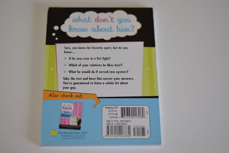Groom Quiz: Fun Engagement or Bridal Shower Gift