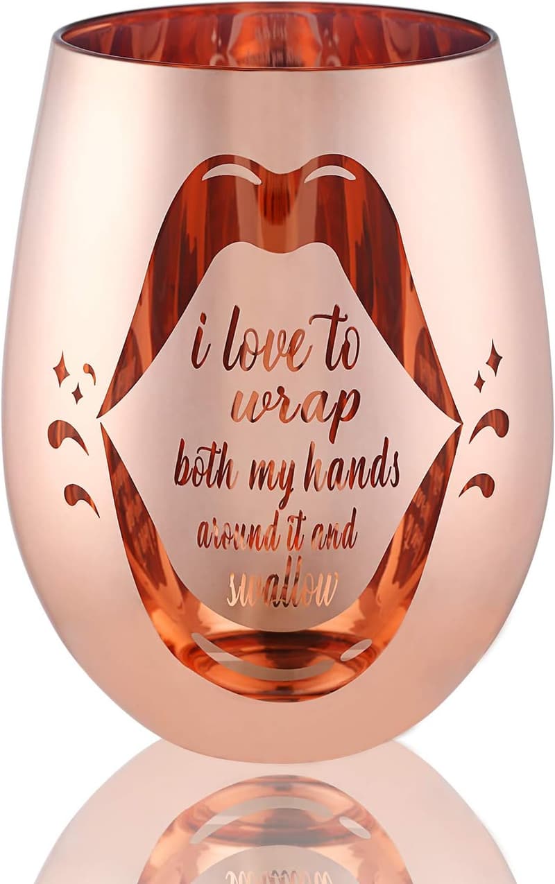 Bachelorette Party Gag Gift - Funny Wine Glass