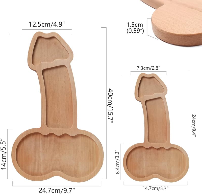 Funny Solid Wood Charcuterie Board - Perfect for Gag Gifts