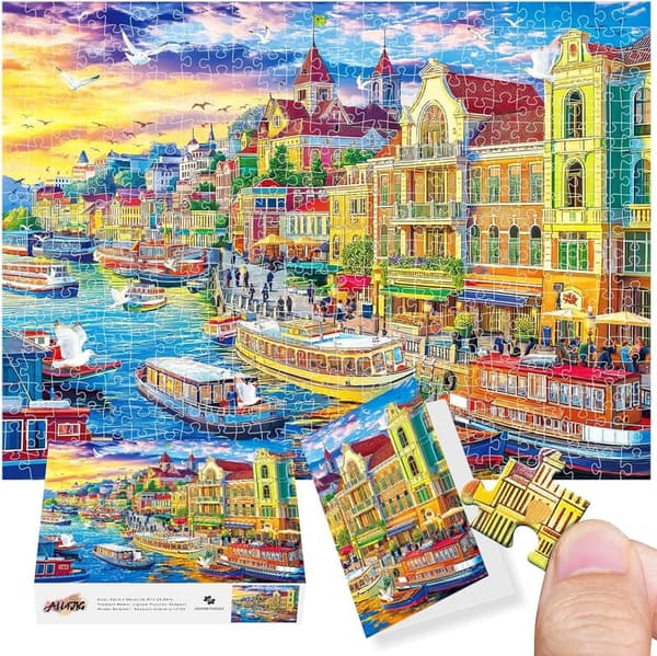 Christmas 500-Piece Jigsaw Puzzle for Adults & Kids