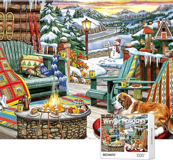 Christmas 1000-Piece Jigsaw Puzzle Gift for Mom & Women