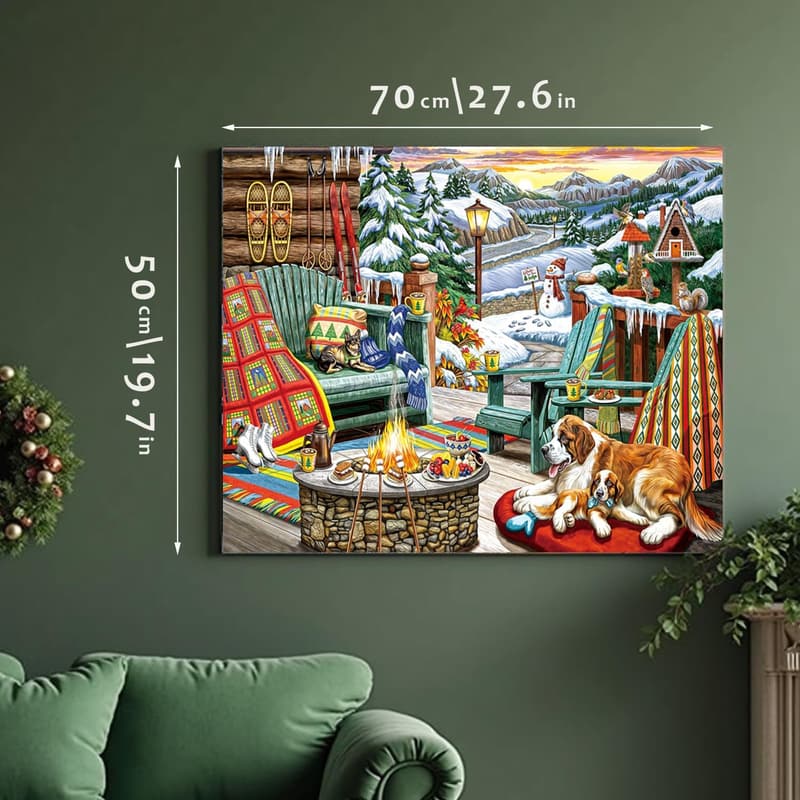 Christmas 1000-Piece Jigsaw Puzzle Gift for Mom & Women