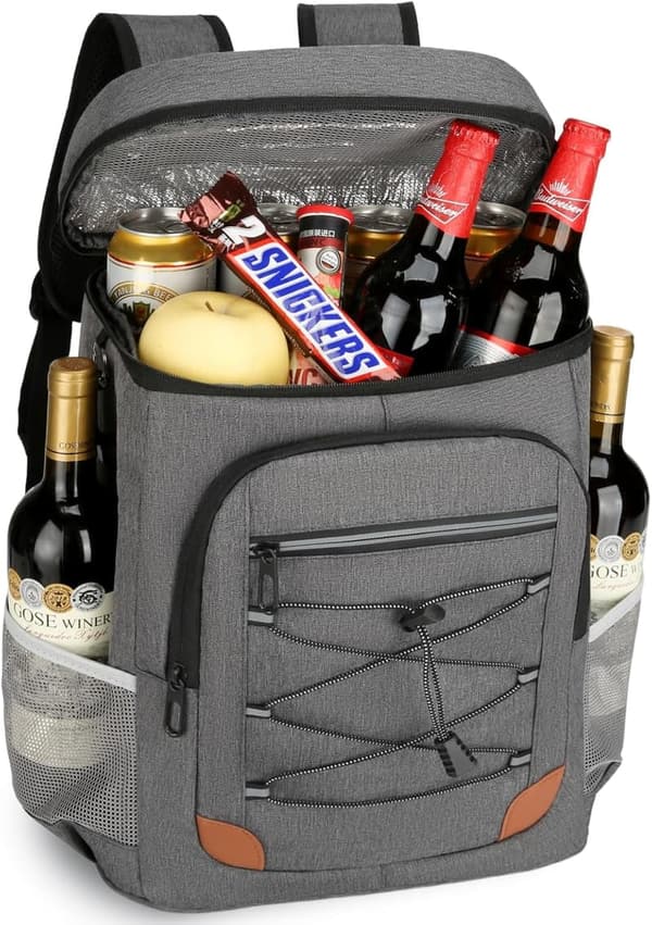 Insulated Waterproof Backpack Cooler for Men and Women, 36 Cans