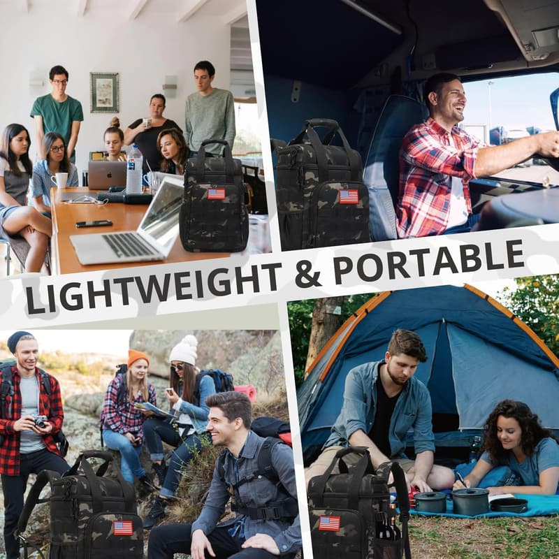 Insulated Waterproof Tactical Backpack Cooler for Men