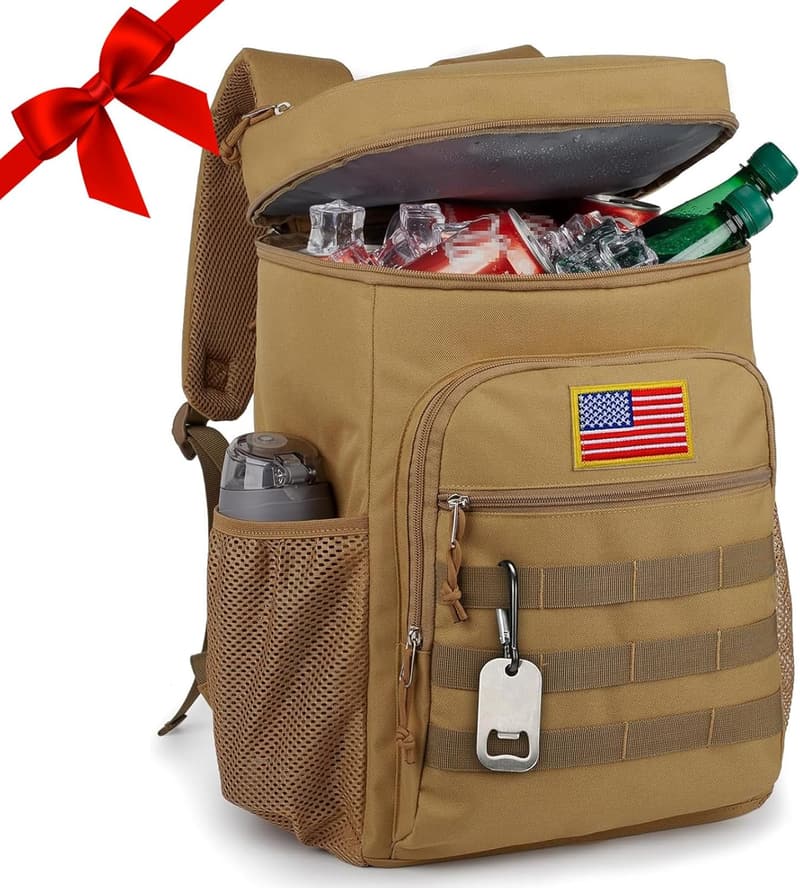 Insulated Tactical Backpack Cooler for Men and Women, 25L