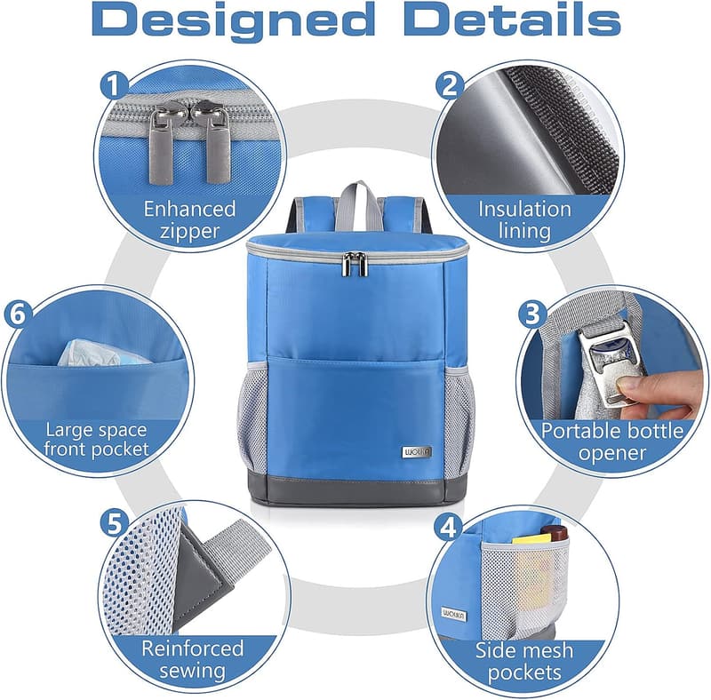 Leak-Proof Insulated Backpack Cooler for Outdoor Adventures