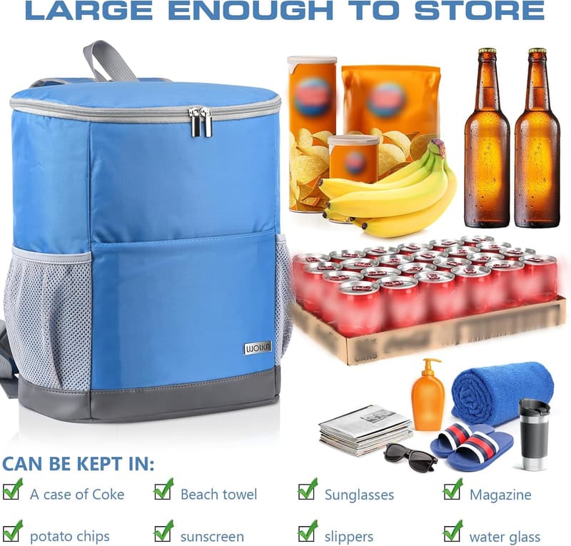 Leak-Proof Insulated Backpack Cooler for Outdoor Adventures