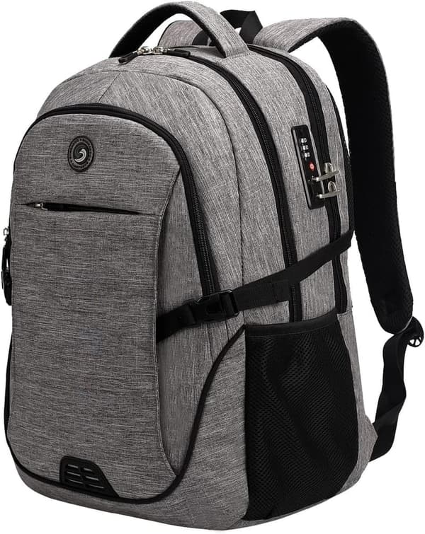 Anti-Theft Laptop Backpack with USB Charging for Travel