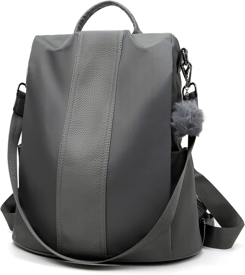 Lightweight Waterproof Nylon Anti-Theft Backpack Purse for Women