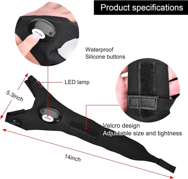 Dad's Birthday Gift: LED Flashlight & Fishing Tool Set