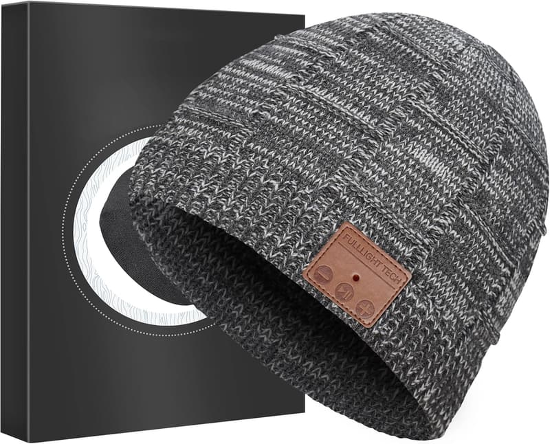 Bluetooth Beanie Hat with Headphones - Unique Tech Gift