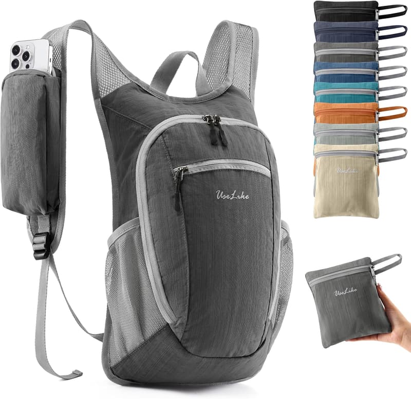 Lightweight Packable 10L Hiking Backpack for Men & Women
