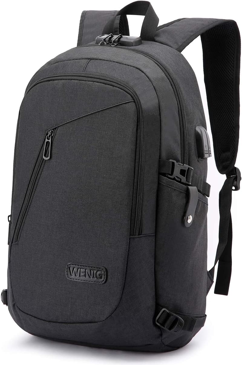 Water-Resistant Anti-Theft Laptop Backpack for Men