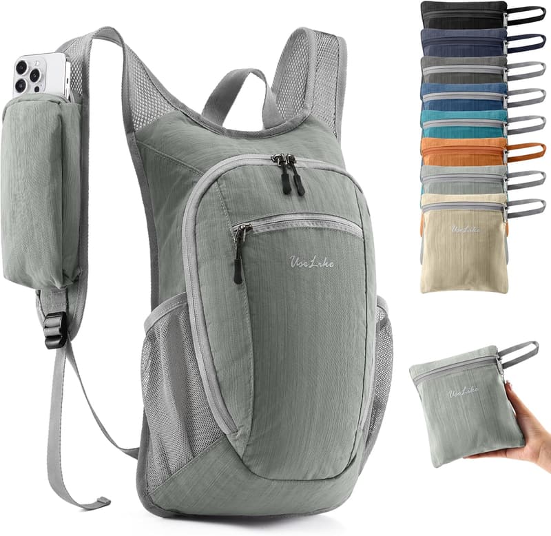 Lightweight 10L Packable Hiking Daypack for Men & Women