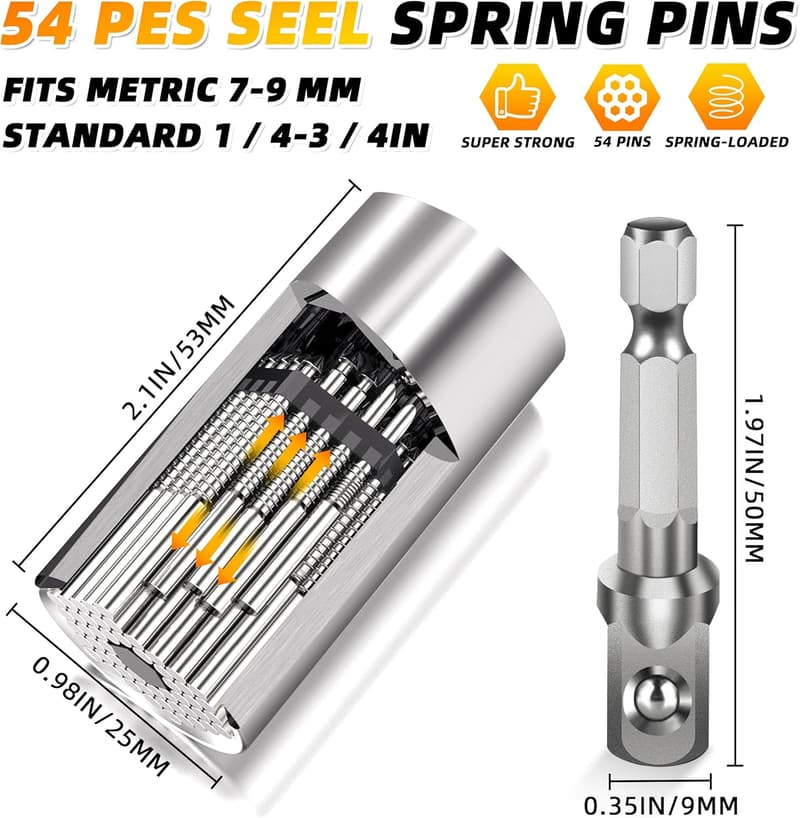 Universal Socket Tool Gift for Father's Day - Power Drill Adapter