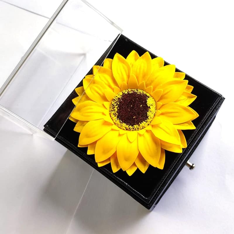 You Are My Sunshine Sunflower Necklace Gift for Women