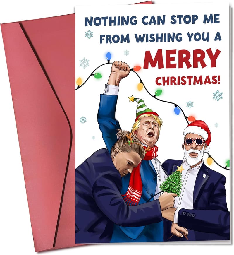 Christmas Card for Couples - 5.3'' x 8'' with Envelope
