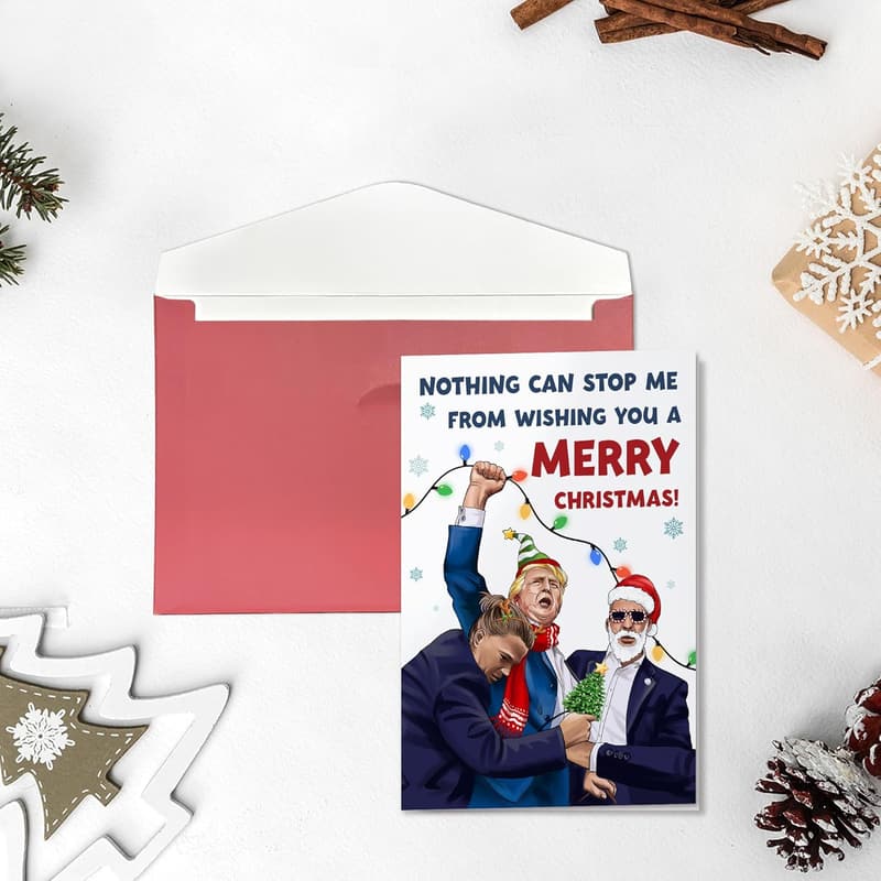 Christmas Card for Couples - 5.3'' x 8'' with Envelope