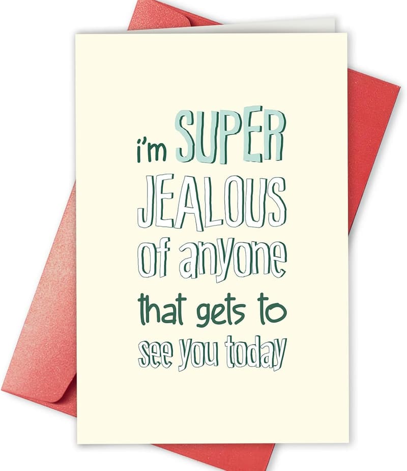 Funny Long-Distance Anniversary Card for Couples