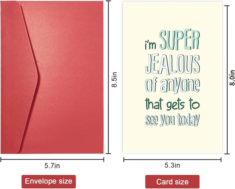 Funny Long-Distance Anniversary Card for Couples